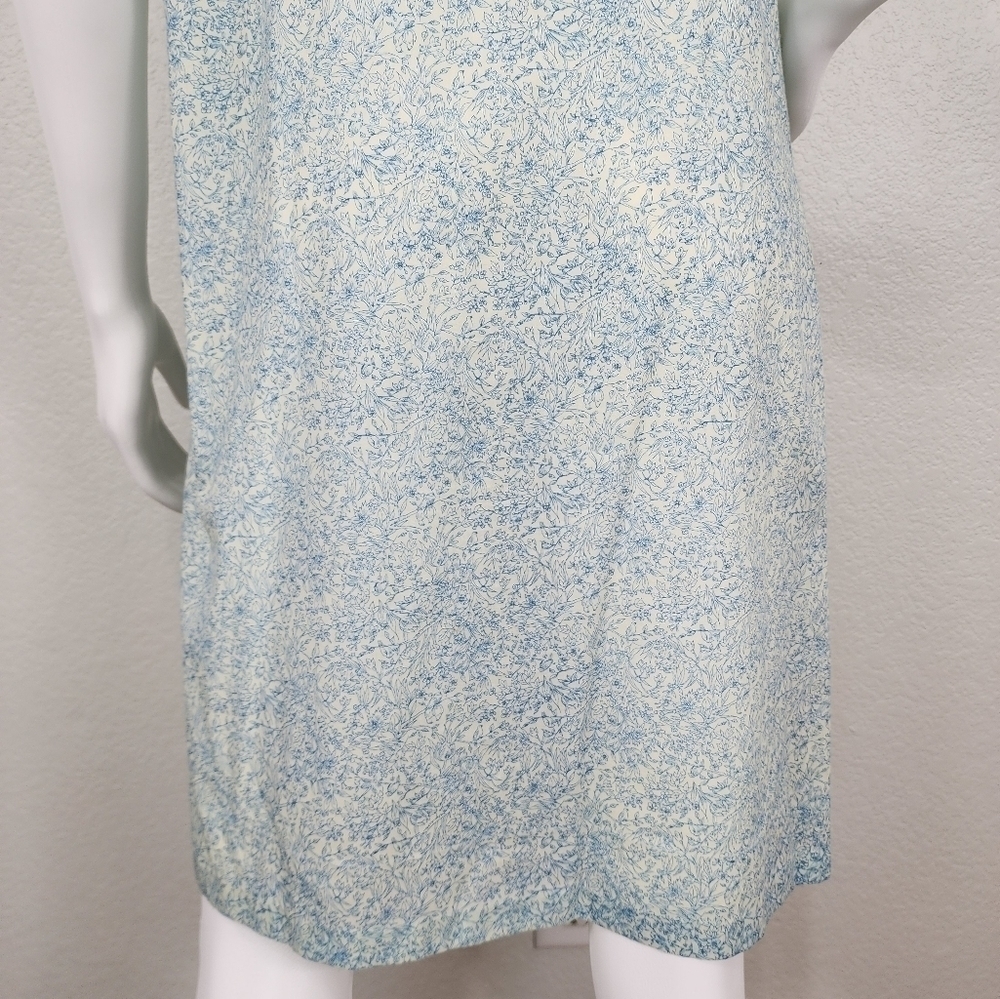 Vintage Bleeker Street Cotton Sleeveless Shift Dress Size L - Picture 5 of 10